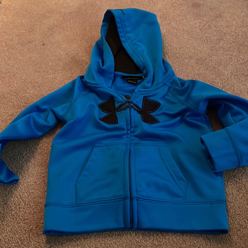 Blue under armour hoodie